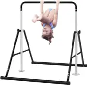 Bangtong&Li Gymnastics Bar for Kids Height Adjustable Horizontal Bar Folding Gym