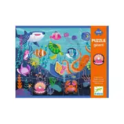 32pc Djeco Tactile Sea Giant Jigsaw Puzzle Kids/Children Game 70x50cm 3y+