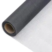 Fiberglass Mesh Screen Roll 60x1000 cm Grey Insect Protection Durable Material