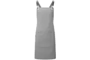 Premier Cross Back Bib Apron (Dark Grey) (One Size)