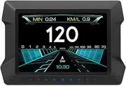 Multi-Functions Trip Computer P22 Universal Car HUD Head Up Display Car Gauge, OBDⅡ Diagnostic and Slope Meter Digital ometer Safe Driving Computer Over Alarm for All Vehicles