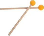 TOYANDONA 1 Pair Rubber Drum Mallets Ergonomic Percussion Sticks for Xylophone Marimba and Bell Versatile Musical Tools for School Concerts and Home Use Long