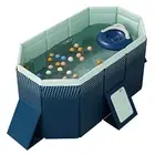 1.6m Foldable Pool Rectangular Shaped Thickened PVC Swimming Pool For Home Part