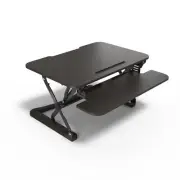 Union & Scale FlexFit 35" Adjustable Desk Riser Black 2/Pack UN50710-CCVS