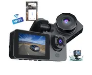 3-In-1 Driving Recorder, Front, Interior And Rear Recording