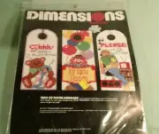 Dimensions PlasticPoint Plastic Canvas Trio of Door Hangers Kit 2543
