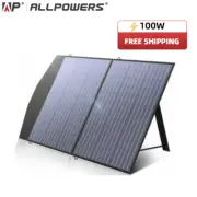 100W Portable Solar Panel Charger for Laptops, Camping Outdoor Foldable