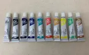 Vintage Art Studio By Battat Acrylic Paint Lot 10 Tubes New Sealed