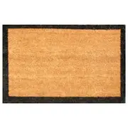 Vivaldi PVC Backed Door Mat, Natural &amp; Black