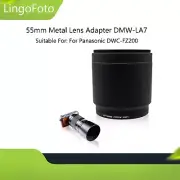 DMW-LA7 55mm Metal Lens Adapter for Panasonic Lumix DMC-FZ200 FZ200 Camera