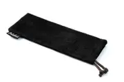 Chamois Drawsting Eyeglass Case in Black C-347
