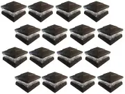 16 Pack 5x5 Brown Color Plastic Outdoor 5 LED 78Lumens Solar Post Cap Light