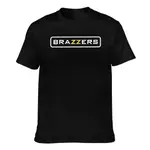 新品 100% 純棉時尚 T 恤 BRAZZERS 男士短袖 T 恤上衣 T 恤