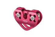 Lixada 30kN Aluminum Zip Line Cable Trolley Fast Speed Climbing Pulley Rock[Burgundy]