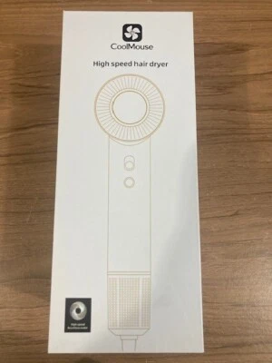 CoolMouse Hair Dryer - White- High-Speed Ionic Hair Dryer