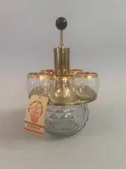 Vintage MCM RARE! Merry Go Round Revolving Bar Barware Tennessee new tags ￼Park