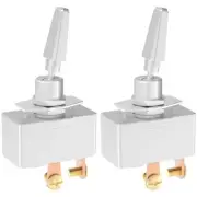 Toggle Switch Malictele12V 50A Heavy Duty ON/Off 2Pin SPST Premium Chrome-Pla...