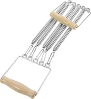 BESPORTBLE Chest Workout Machine Spring Expander with Wooden Handle for Arm Chest Muscles Home Outdoor Exercise
