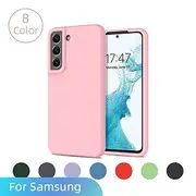 Phone Case For Samsung Galaxy S24 S23 S22 S21 S20 Plus Ultra A73 A53 A33 A42 S25 Ultra Back Cover Silicone Case anti-drop Shockproof Solid Colored Silicone