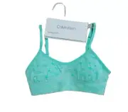 NWT CALVIN KLEIN S(6-6X) 2 Pack Seamless Bralette With Removable Pads Girl