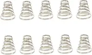 10Pcs Quick Release Bike Wheel Skewer Springs Stainless Steel Bike Hubs Spring for Front and Rear Axle Fixing Easy to Replace and Secure