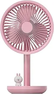 Pedestal Fan Small Mini Fan Rechargeable Personal Adjustment 3 Speeds Handheld Fan for Better Cooling Portable USB for Office Table Elegance