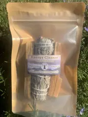 Organic Energy Cleanser (1x Sage Smudging Stick & 2x Palo Santo Sticks)