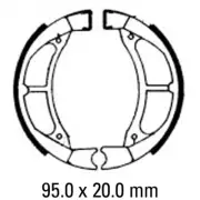 Ferodo Front Brake Shoes for Yamaha PEEWEE 80/PW80 1983-2011