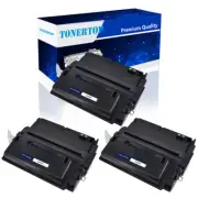 3 Pack Q5942A Black Toner Cartridge Compatible for HP LaserJet 4250 4250dtn 4350