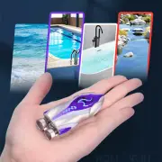 HUICAN 809 Mini Remote Control High Speed RC Boat Two Motors Led Light 360° Rotation Palm Speed Boat Summer Water Toy Po
