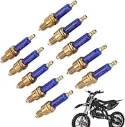 Spark Plugs For Car - 10x Spark Plugs For Engine | Multifunctional Motorcycle Accessories, Automotive Replacement Sparkplug For Scooter Dirt Bike Moped ATVs Quads
