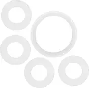 Garneck Rubber Gasket Seal Kit 5pcs Connector Seal Washers Air Pump Gasket Replacement