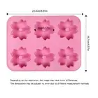 6 Cavity Flower Shaped Silicone DIY Handmade Soap Mould Sugar Chocolate Bakew _t