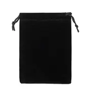 Black Velvet Pouch Drawstring Bags Wedding Favours Gift Party Jewellery Packing