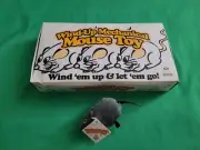 Classic Wind-Up Mechanical Mouse Cat Toy Wholesale Lot of 12 New Fun Pet Gift