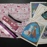 Disney Junk Journal Supplies The Aristocats Fabric Ribbon Book Pages Ephemera I
