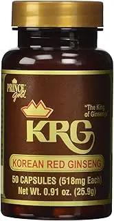 Prince Of Peace 46683 Korean Red Ginseng 518 Mg 50 Capsules
