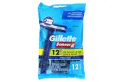Gillette, Sensor2, Disposable Razors, Fixed, 12 Disposable Razors