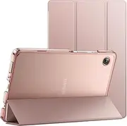 [JETech] Case for Samsung Galaxy Tab A9 8.7-Inch 2023, Slim Translucent Back Tri-Fold Folio Stand Protective Tablet Cover (Rose Gold)