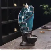 1pc Handmade Torch Design Waterfall Incense Burner Creative Home Decor Incense A