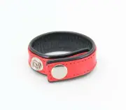 Love in Leather - Adjustable Coloured Leather Penis Ring - various sizes