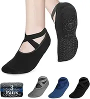 Jaciya Non Slip Socks for Women Yoga Socks