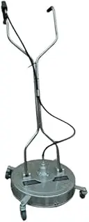 20-inch Professional Surface Cleaner, Stainless Steel, Pressure Washer Attachment with Wheels