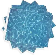5 Sheets of DIY Artificial Water Ripple Paper - Self Adhesive Stream Pattern for Model Train Layout, Architectural Building, Home Decoration