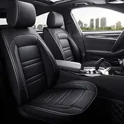 CHUANN ar Seat Covers Universal Full Set for Kia Sportage Rio 4 Sorento Cerato Ceed Rio 3 Rio Sportage 2019 Soul Picanto Carnival Maxima Mazda 3 6 Cx5 Auto Parts/Waterproof/Black