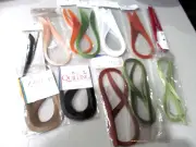 Quilling paper strips 50 strips 1/8" assorted colors 10 NIP 3 open