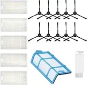 [MIRTUX] Replacement Kit Compatible with ILIFE V3 V3s V5 V5s V5s Pro V50 X5 and Medion MD18500 MD18501 MD16192 MD18600 Filter Kit with Filters, Brushes and Primary Filters