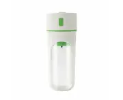 Handheld Blenders Dzs Au Green Portable Usb Rechargeable Juicer Bottle 2 In 1 Blender And Drink Cup 480Ml
