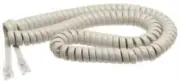 Nortel Norstar Platinum 12ft. Handset Cord Curly For T7300 T7200