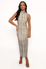 [PUP63] Gabie Midi Dress - Olive XS olive